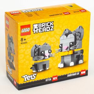 【新品】 レゴ LEGO 40441 ブリックヘッズ ショートヘアのネコ BrickHeadz Shorthair Cats