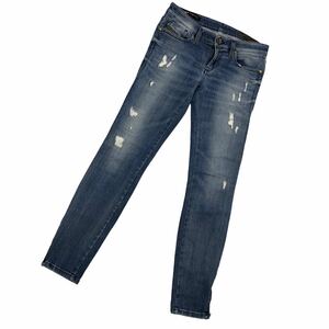 NS088-④ DIESEL D.N.A. ディーゼル デニム スキニー パンツ ジーンズ denim skinny 綿 コットン 2016 S/S レディース 27