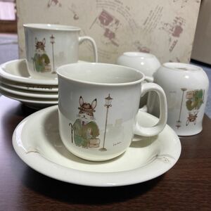 昭和レトロ　コーヒーカップ　4客　YAMSHO Rabbit Life