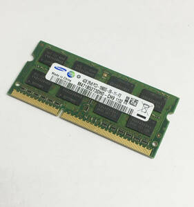 【中古パーツ】PC3　ノート用 DDR3 メモリ Samsung 4GB 2R*8 PC3-10600S-09-11-F3 4GB×1枚 計4GB 管：N(105)