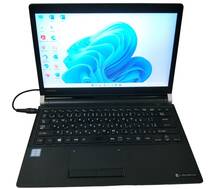 ★【驚速 TOSHIBA R73/U i5-6300U 2.40GHz x4+4GB+SSD120GB 13.3インチノートPC】Win11+Office2021 Pro/HDMI/USB3.0■D101140_画像1