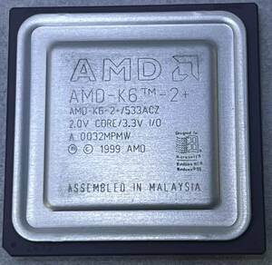 【中古現状品】【CPU】複数可 まとめ買いと送料がお得!! (在庫12枚) Socket7 CPU AMD K6-2+ AMD-K6-2+■CPU AMD-K6-2+