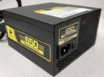 【中古パーツ】 CORSAIR CMPSU-650TX TX650W 電源ユニット 電源BOX ■DY2014_画像2