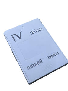 【中古パーツ】maxell iVDRS ハードディスクユニット カセットHDD 1台 正常品■HHV542512K9SV01 120GB