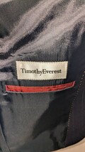 美品★timothy everestティモシーエベレスト3ピーススーツ38　ネイビー英国シャドーストライプ大賀richard james batakイギリスサビルロウ_画像8