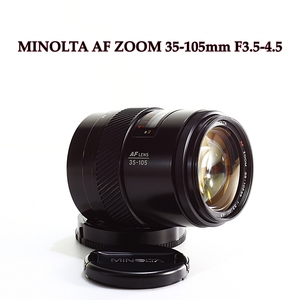 【Minolta Camera Lens】【SONY A/αマウント】【AF動作確認済】MINOLTA AF ZOOM 35-105mm F3.5-4.5 初代　1985年以降モデル ミノルタ