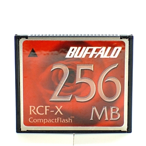 【256MB】BAFFALO CompactFlash Card バッファロー 記録用メモリ CFカード コンパクトフラッシュメモリ　フォーマット済