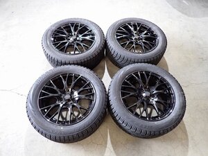 YS1674【送料無料205/55R16】Weds SPORT SA-20R プリウス インプレッサ 86 BRZなどに 中古スタッドレス ▼16×7J 100/5H ET48▼