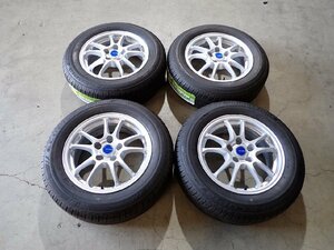 YS1559【送料無料205/65R16】カムリ アルファード エスティマなどへ 2019年製 未使用品 夏アルミセット■16×6.5J 114.3/5H ET39■