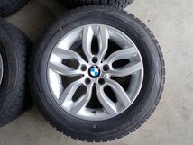 YS1646【送料無料225/60R17】BMW純正 X3純正 2019年製 ダンロップ 中古スタッドレスセット■17×7.5J 120/5H ET32■_画像2