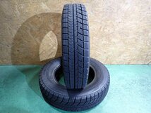 RK1139【送料無料155/80R13】2本 2020年製 ブリヂストン VRX 中古スタッドレス パッソ ヴィッツ Keiなどに 《即決》_画像1