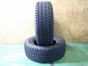 RK1243【送料無料265/65R17】2本 2020年製 ブリヂストン ブリザック DM-V3 中古スタッドレス サーフ プラド パジェロ 《即決》