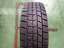 RK1250【送料無料185/60R15】1本 ダンロップ WINTERMAXX WM02 中古スタッドレス フィット ヤリス ヴィッツ アクア 《即決》_画像3