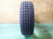 RK1250【送料無料185/60R15】1本 ダンロップ WINTERMAXX WM02 中古スタッドレス フィット ヤリス ヴィッツ アクア 《即決》_画像1