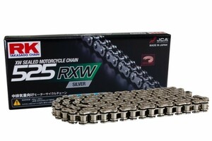 RK チェ－ン SV525R-XW-110L アールケージャパン シルバー カシメジョイント付属　送料無料