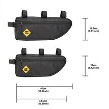 【翌日発送】フレームバッグ 大容量 トップチューブバッグ 自転車 ロード クロス 収納 クロス バイク クロスバイク スタイリッシュ_画像3