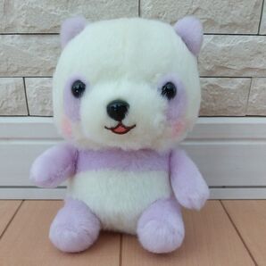 ゆめかわ ぱんだ の 赤ちゃん マスコット ぬいぐるみ パープル