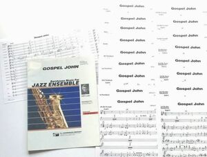  import musical score big band gospel * John bar n house company finger . person for full score / part . complete set . Jazz * ensemble Jeff * start Inver g