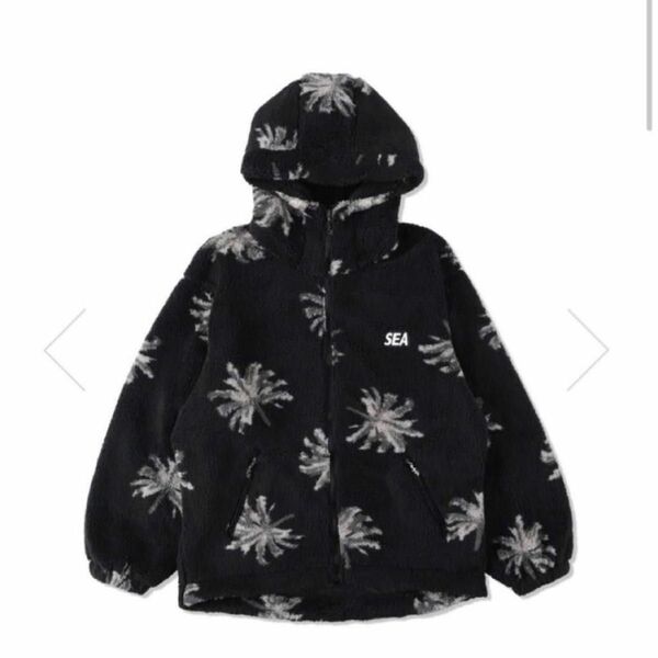 WIND AND SEA Palm Tree Fleece Flzp Parka