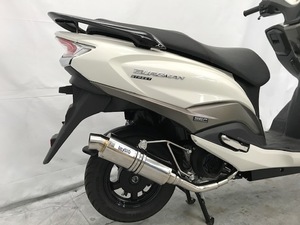 BEYOND バーグマン125[キャブレター車] マフラー【インドSUZUKI burgman125】【Chopsオリジナル】