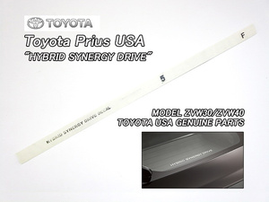 プリウスZVW30【TOYOTA】トヨタPRIUS純正USステッカーHYBRID.SYNERGY.DRIVE/USDM北米仕様ハイブリッドシナジードライブ-リアガラス用シール