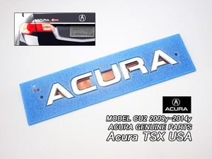 アコードCU1CU2【ACURA】アキュラTSXセダン純正USエンブレム-リアACURA文字/USDM北米仕様ホンダACCORD米国4ドアUSAトランク周りレター海外