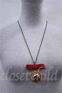 Q-pot. / Snow White Apple pie necklace I-23-06-14-086i-1-AC-QP-L-HD-ZI