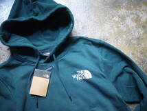 US購入 新品 XXL/ノースフェイス グラフィック バックプリント スウェット パーカー 裏起毛 THE NORTH FACE BOX NSE HOODIE グリーン_画像6