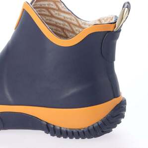 レディースレインブーツ レインシューズ 長靴 雨靴 天然ゴム素材 新品『20089-nav-245』24.5cm 在庫一掃セールの画像5