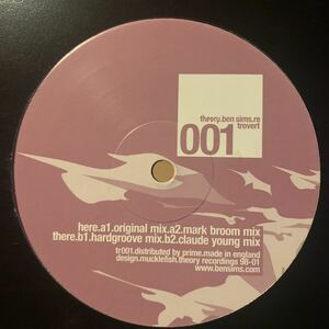 [ Ben Sims - Retrovert - Theory Recordings TR001 ] Mark Broom , Claude Young