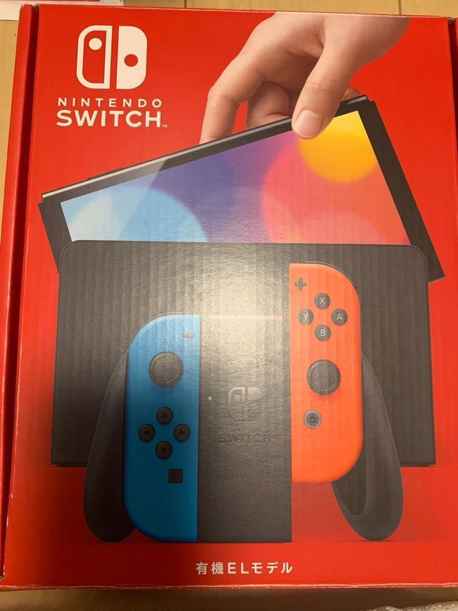新品未開封 ニンテンドースイッチ Switch 本体 有機EL JCネオン ネオン
