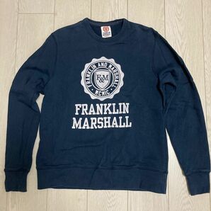 FRANKLIN&MARSHALL スウェットシャツ ロゴトレーナー サイズXS