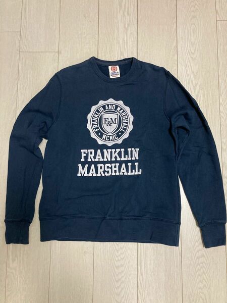 FRANKLIN&MARSHALL スウェットシャツ ロゴトレーナー サイズXS