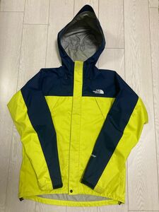 THE NORTH FACE RAIN TEX NP11715 イエロー×ネイビー マウンテンパーカー GORE-TEX 