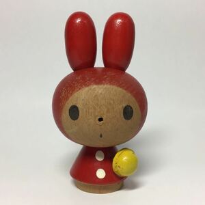 ◆珍品 マイメロ マイメロディ 木製 ボールペン こけし 人形 置物 Little Red Riding Hood 赤ずきん SANRIO サンリオ 昭和レトロ 当時物◆