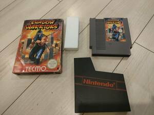 テクモ SHADOW WARRIORS ニンテンドー　PAL A　ソフト　中古