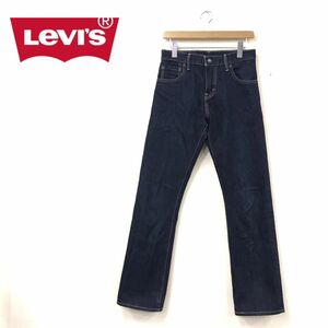 O1233-U◆Levi’s リーバイス デニムパンツ ストレート ノンウォッシュ カジュアル アメカジ 合わせやすい◆sizeW28 L34 ブルー 綿100%