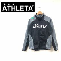 O1176-F-N◆ athleta アスレタ cafe du brasil トラックジャケット ジップアップブルゾン ◆ sizeM ポリエステル ポリウレタン 古着 メンズ_画像1