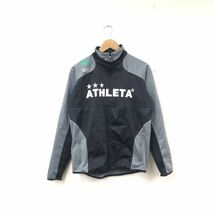 O1176-F-N◆ athleta アスレタ cafe du brasil トラックジャケット ジップアップブルゾン ◆ sizeM ポリエステル ポリウレタン 古着 メンズ_画像2