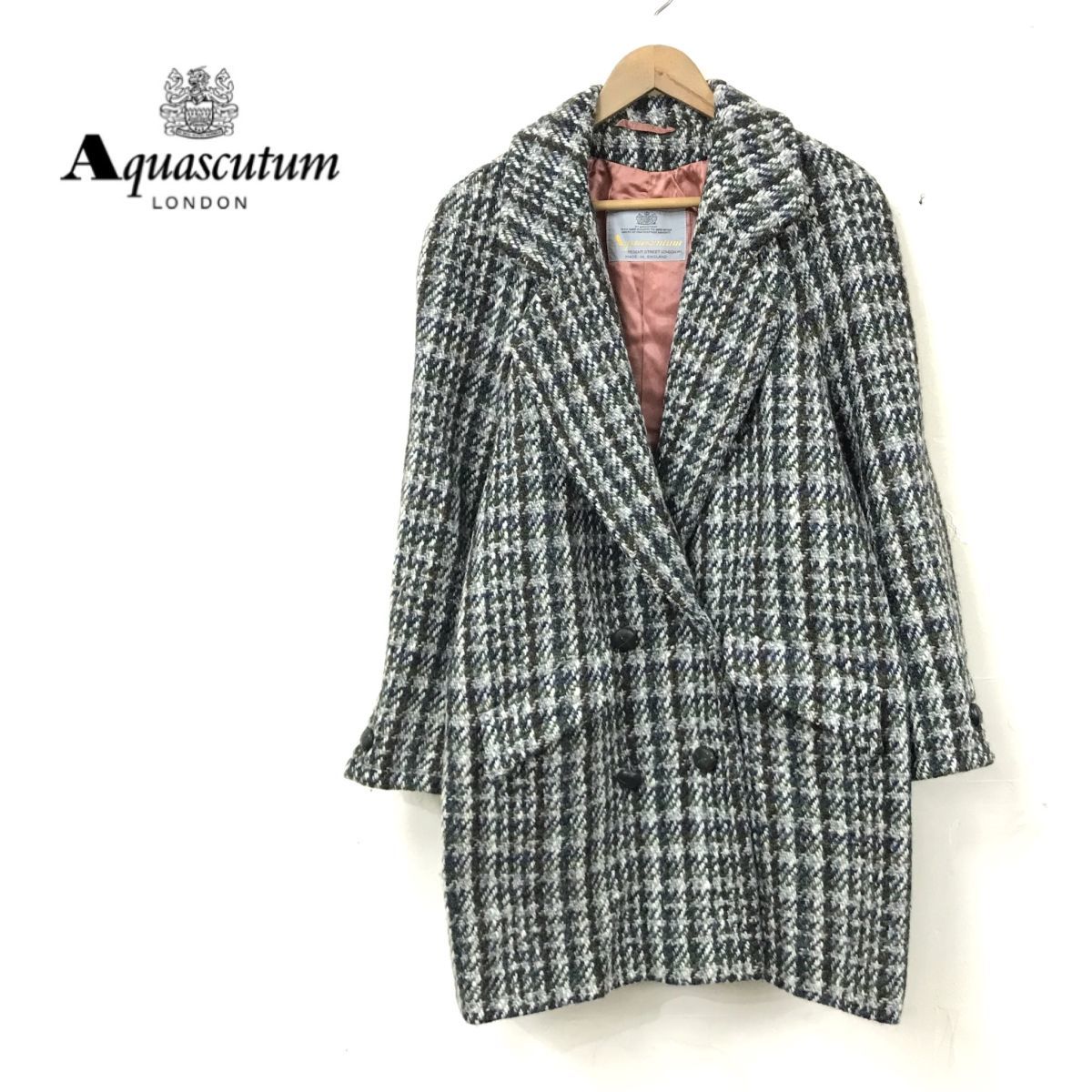 2023年最新】ヤフオク! -「aquascutum コート ツイード」(アクア