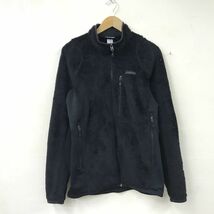 O2260-D◆良品◆ patagonia パタゴニア R3 JACKET フリースジャケット フルジップ メンズ◆sizeM ブラック 黒 ポリエステル ストレッチ_画像2