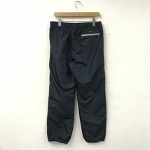 O2468-M◆90s~00s◆美品◆NIKE ナイキ パンツ ボトムス ◆sizeL 黒 ブラック メンズ 古着 OLD ポリエステル ワンポイント刺繍_画像6