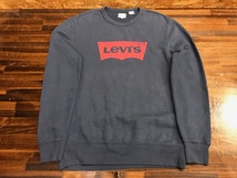 F948LP メンズスウェット Levi's リーバイス アメカジ おしゃれ カジュアル プリント ロゴ ネイビー/ M_画像5