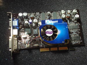 Aopen AGP規格ビデオカード GF4Ti4200-DV64 NVIDIA GeForce 4 Ti4200 AGP 4X DDR 64MB 完動品 送料無料