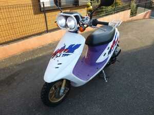 ★☆USED 希少 Dio XR BAJA 現役 タイヤほぼ新品　おしゃれなカスタム エンジン実働 書類有 中古50ccAF28☆★