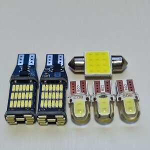 ルークスハイウェイスター B44/45/47/48 超爆光！ T10 LED ルームランプ バックランプ 6個セット ホワイト /45/c2/t31