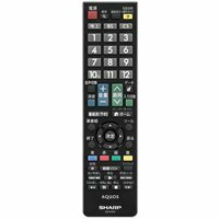 シャープ[SHARP]　オプション・消耗品　【0106380471】　液晶テレビ用　リモコン＜ブラック系＞　(shin