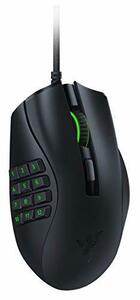 Razer Naga X MMO ゲーミングマウス 16ボタン 多ボタン 多ボタンマウス 軽量 85g 18000 DPI 5G 高性能　(shin