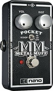 electro-harmonix エレクトロハーモニクス エフェクター ディストーション Pocket Metal Muff 【国内正規　(shin