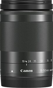 Canon 望遠ズームレンズ EF-M18-150mm F3.5-6.3 IS STM ミラーレス専用 グラファイト EF-M18-15　(shin